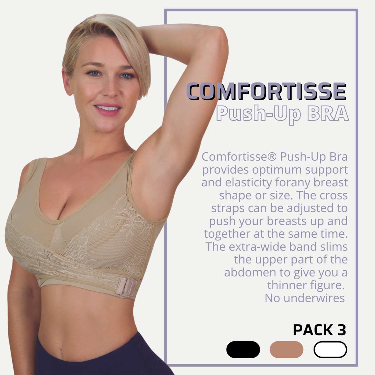 Comfortisse Push Up Bra Elite